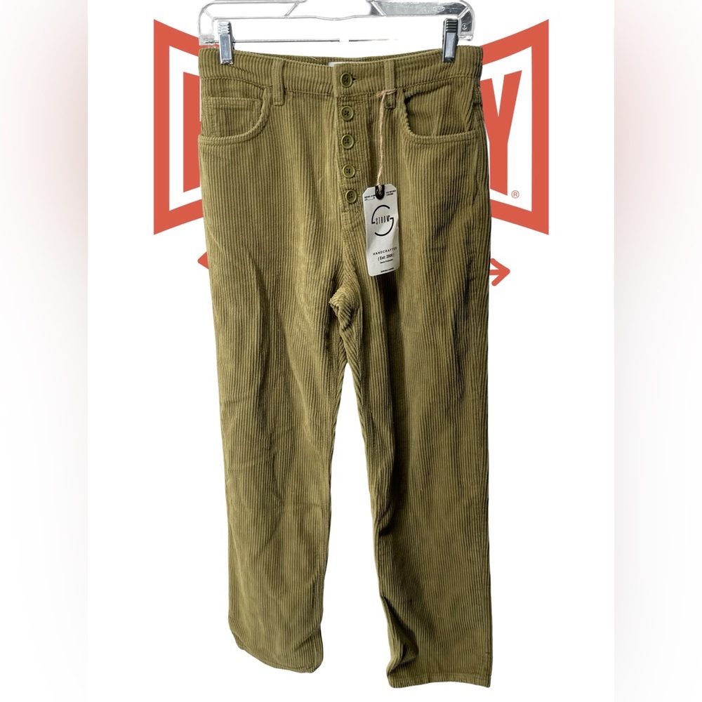 Reformation Men's Green Corduroy Pants
